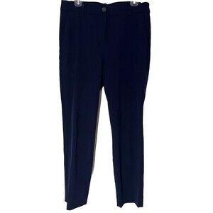 J. Crew Pants Women’s Size 10 Blue Solid Slim Cropped Ruby Stretch Twill